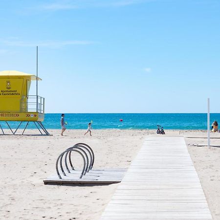 Maka beach apartment v Castelldefels Exteriör bild