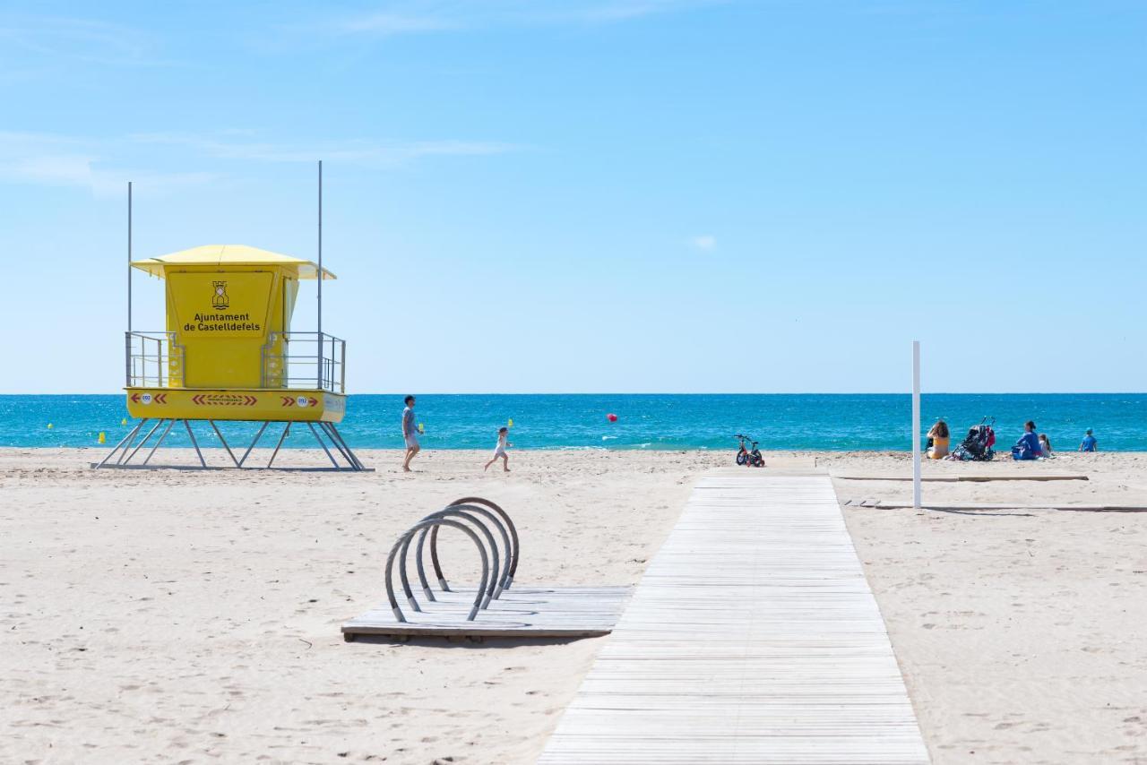 Maka beach apartment v Castelldefels Exteriör bild
